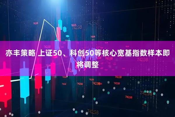 亦丰策略 上证50、科创50等核心宽基指数样本即将调整