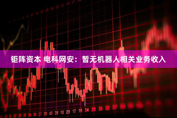 钜阵资本 电科网安：暂无机器人相关业务收入